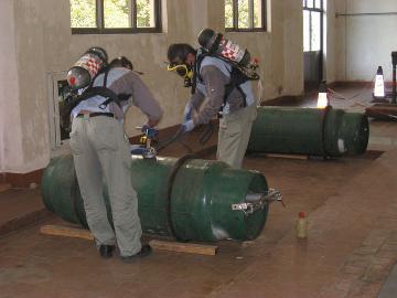 漏氯应急处理现场演练